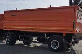 СпецАвтоКам 85311А прицеп 2-х осный самосвальный 5200мм (полог+тент площадка)